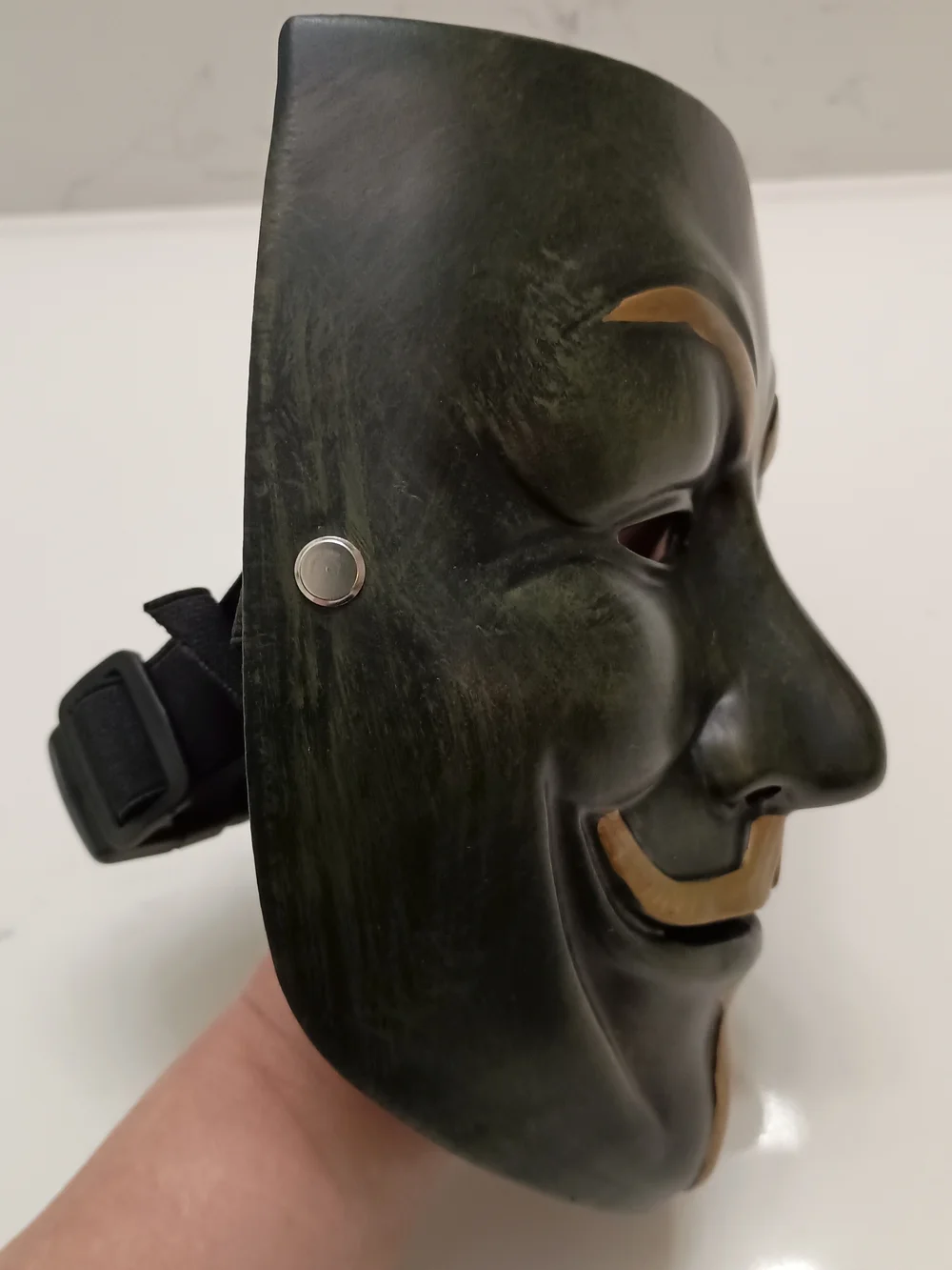 V For Vendetta Guy Fawkes Mask Quality Anonymous Halloween Resin Adjustable